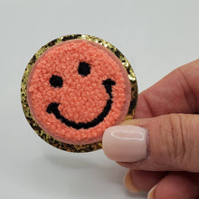 Load image into Gallery viewer, Smilie Face Chenille Patches
