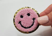 Load image into Gallery viewer, Smilie Face Chenille Patches
