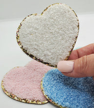Load image into Gallery viewer, Heart Chenille Patch ~ Pastels
